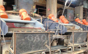 高服的振動(dòng)脫水篩輕松解決福建泉州某鉀長石選礦廠石粉干堆效果