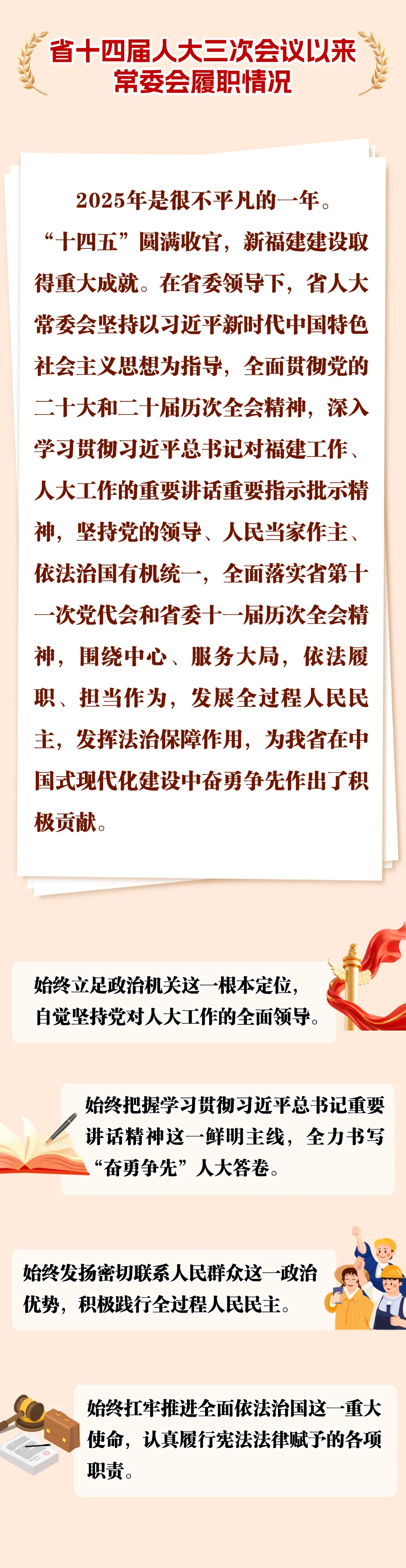聚焦省人代會(huì)丨一圖讀懂福建省人大常委會(huì)工作報(bào)告